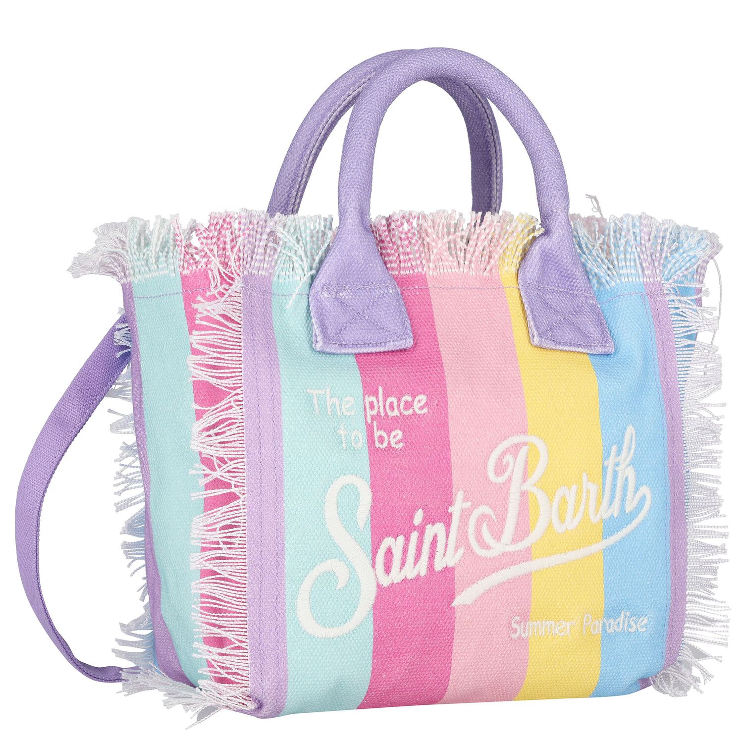 Girls Rainbow Logo Tote Bag, 1, hi-res image number null