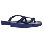 Boys Navy Blue Marvel Logo Flip Flops, 1, hi-res