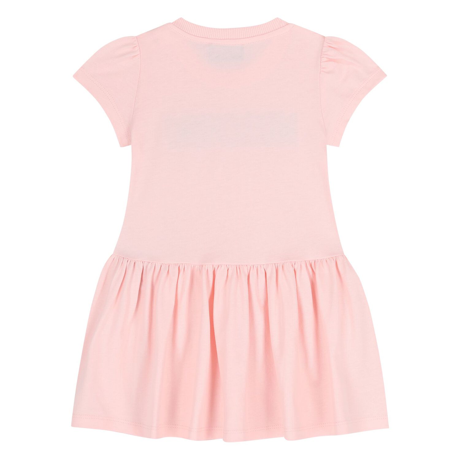 Younger Girls Pink Logo Dress , 1, hi-res