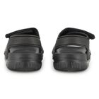 Boys Black Logo Sandals, 1, hi-res