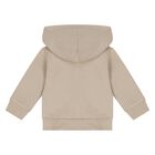 Baby Boys Beige Cotton Bear Tracksuit, 1, hi-res