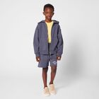 Boys Navy Blue Logo Shorts, 2, hi-res