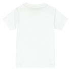 Younger Boys White Logo T-Shirt, 3, hi-res
