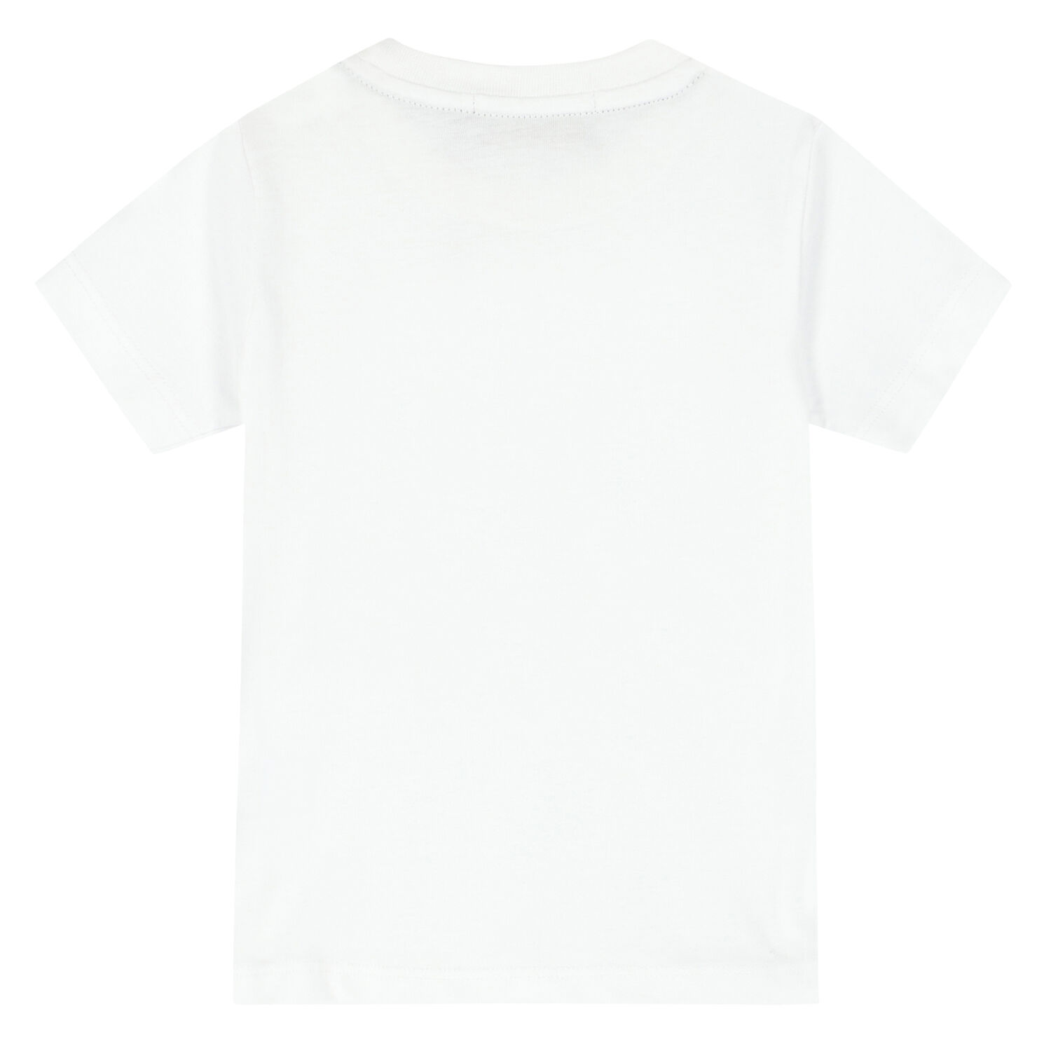 Younger Boys White Logo T-Shirt, 3, hi-res