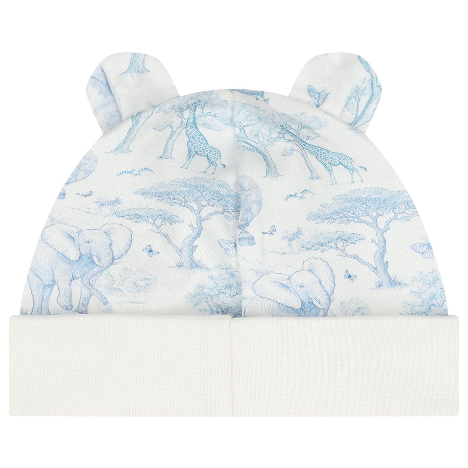 Baby Boys White & Blue Africa Babygrow Gift Set, 1, hi-res