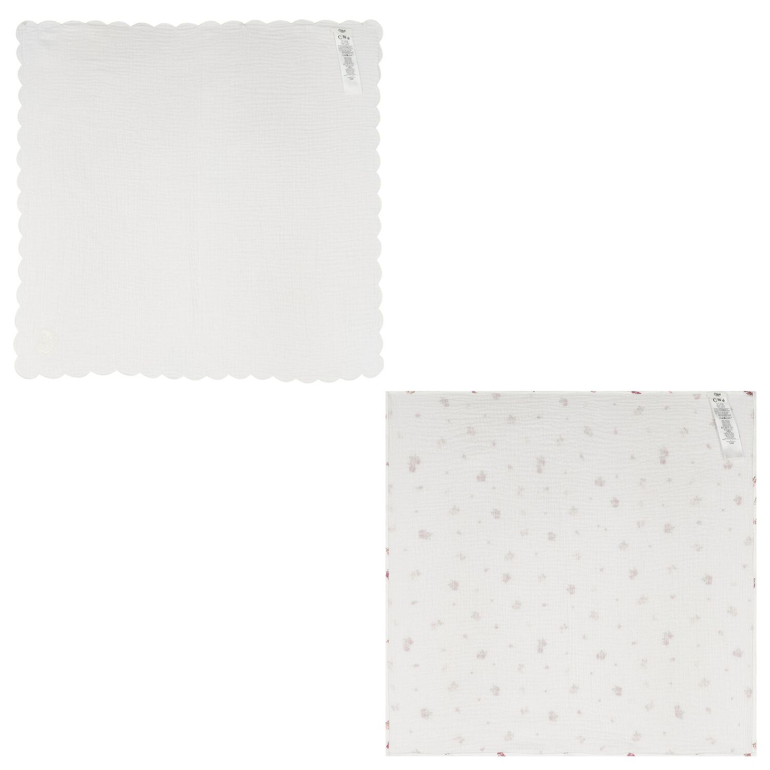 Baby Girls Ivory Floral Muslin Gift Set, 1, hi-res