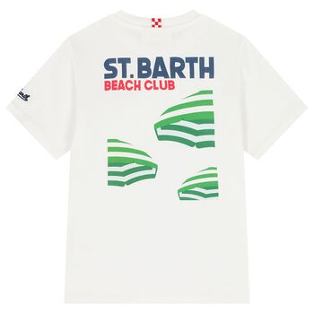 Boys White Logo T-Shirt