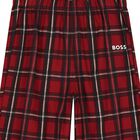 Boys Burgundy Logo Pyjamas, 1, hi-res