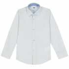 Boys White Long Sleeved Shirt, 1, hi-res