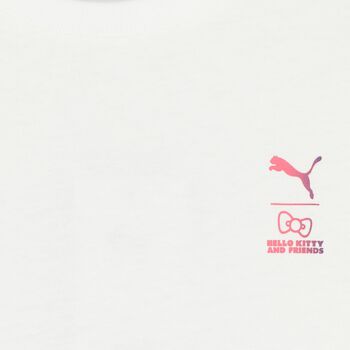 Girls Ivory Hello Kitty Logo T-Shirt