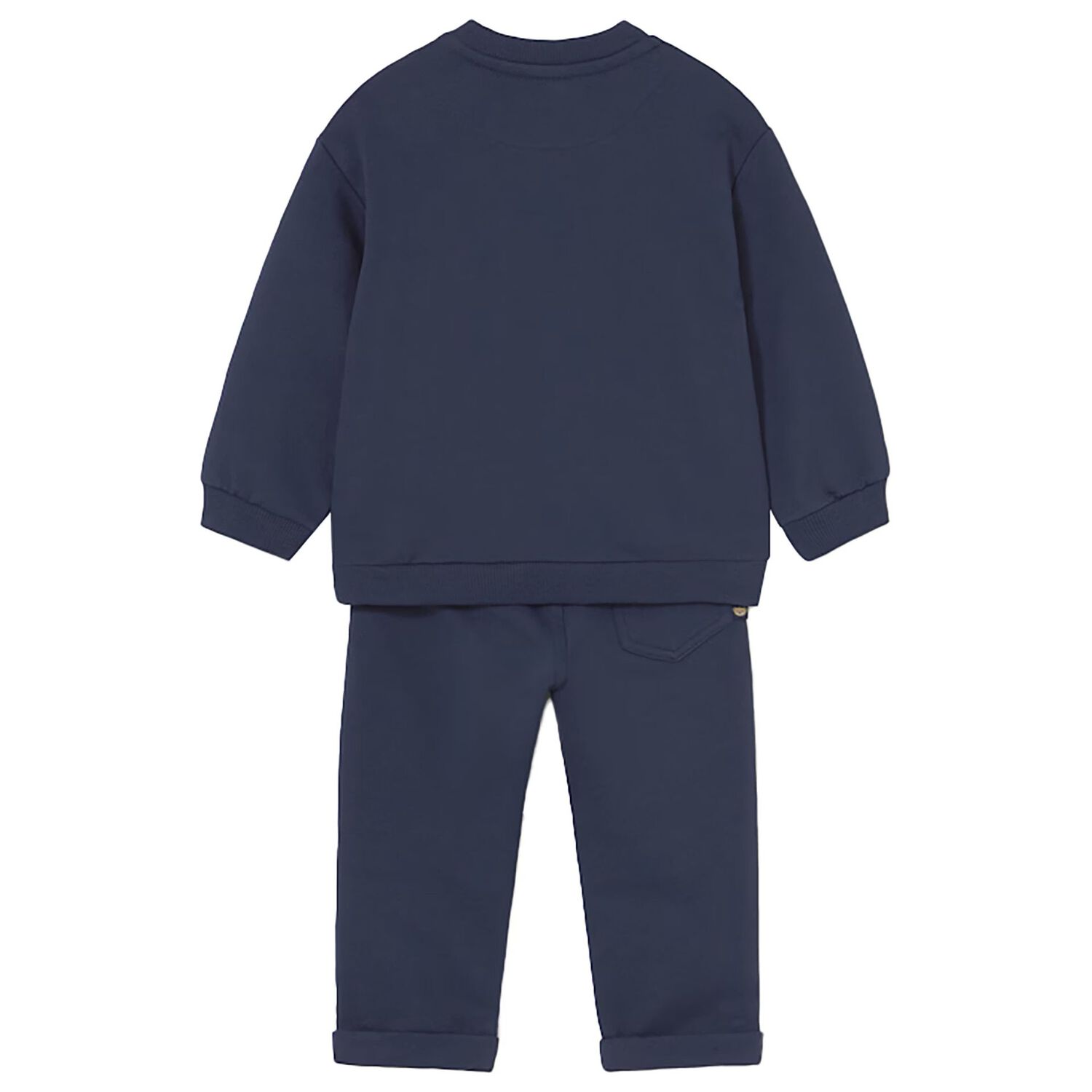 Younger Navy Blue Teddy Bear Tracksuit, 1, hi-res