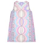 Girls Pink & Blue Iride Dress, 1, hi-res