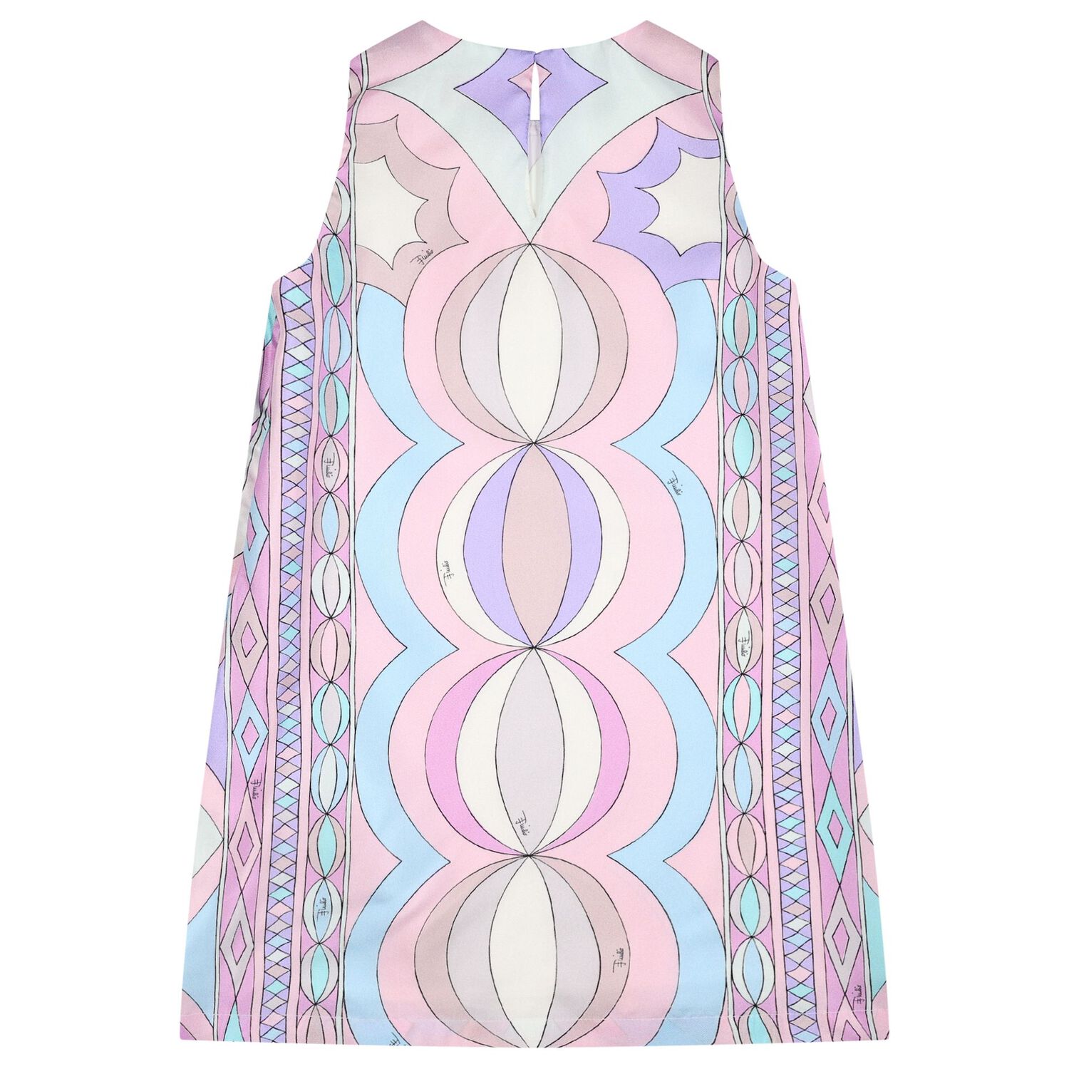 Girls Pink & Blue Iride Dress, 1, hi-res