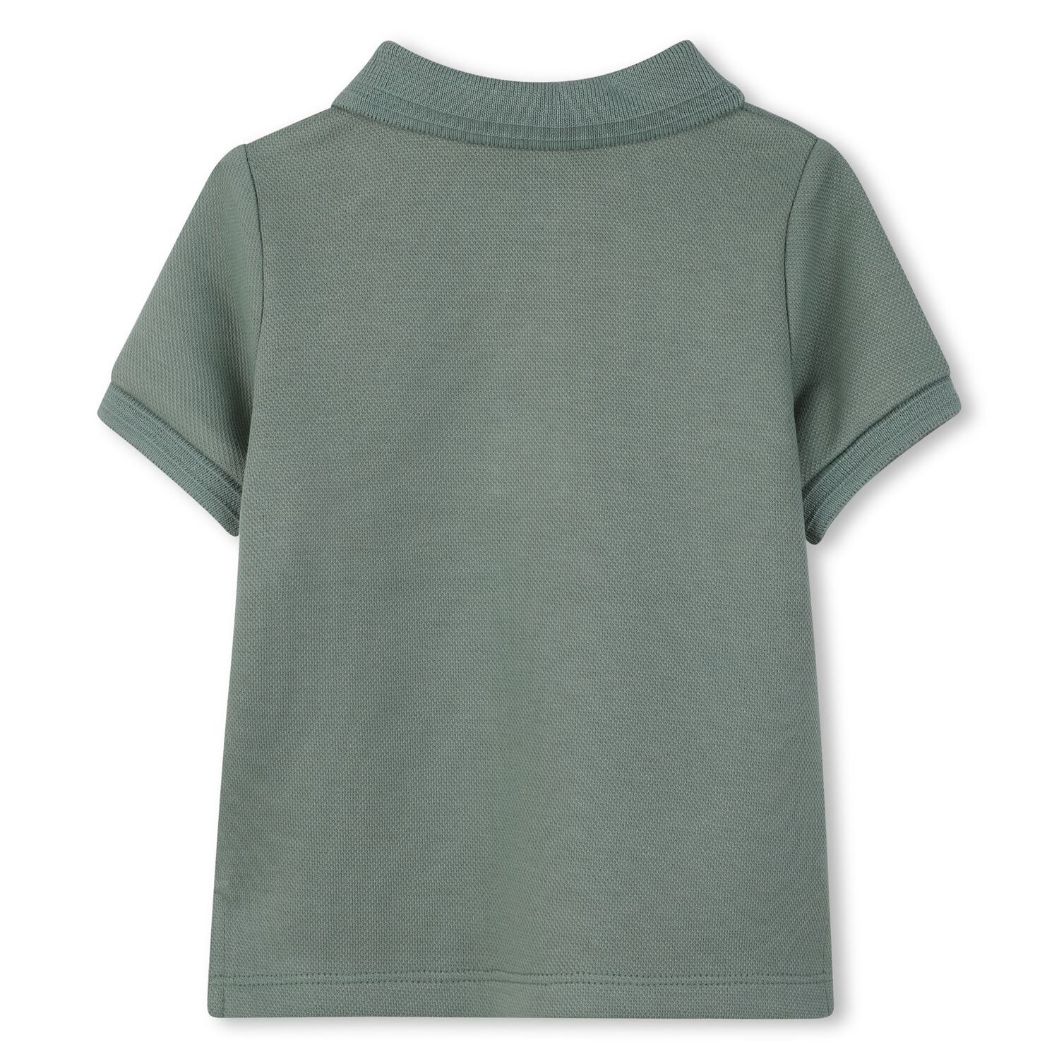 Younger Boys Green Logo Polo Shirt, 1, hi-res