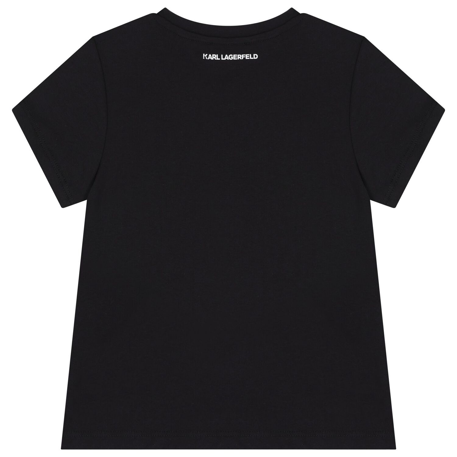 Girls Black Choupette Logo T-Shirt, 1, hi-res