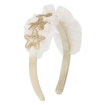 Girls Gold Stars Headband