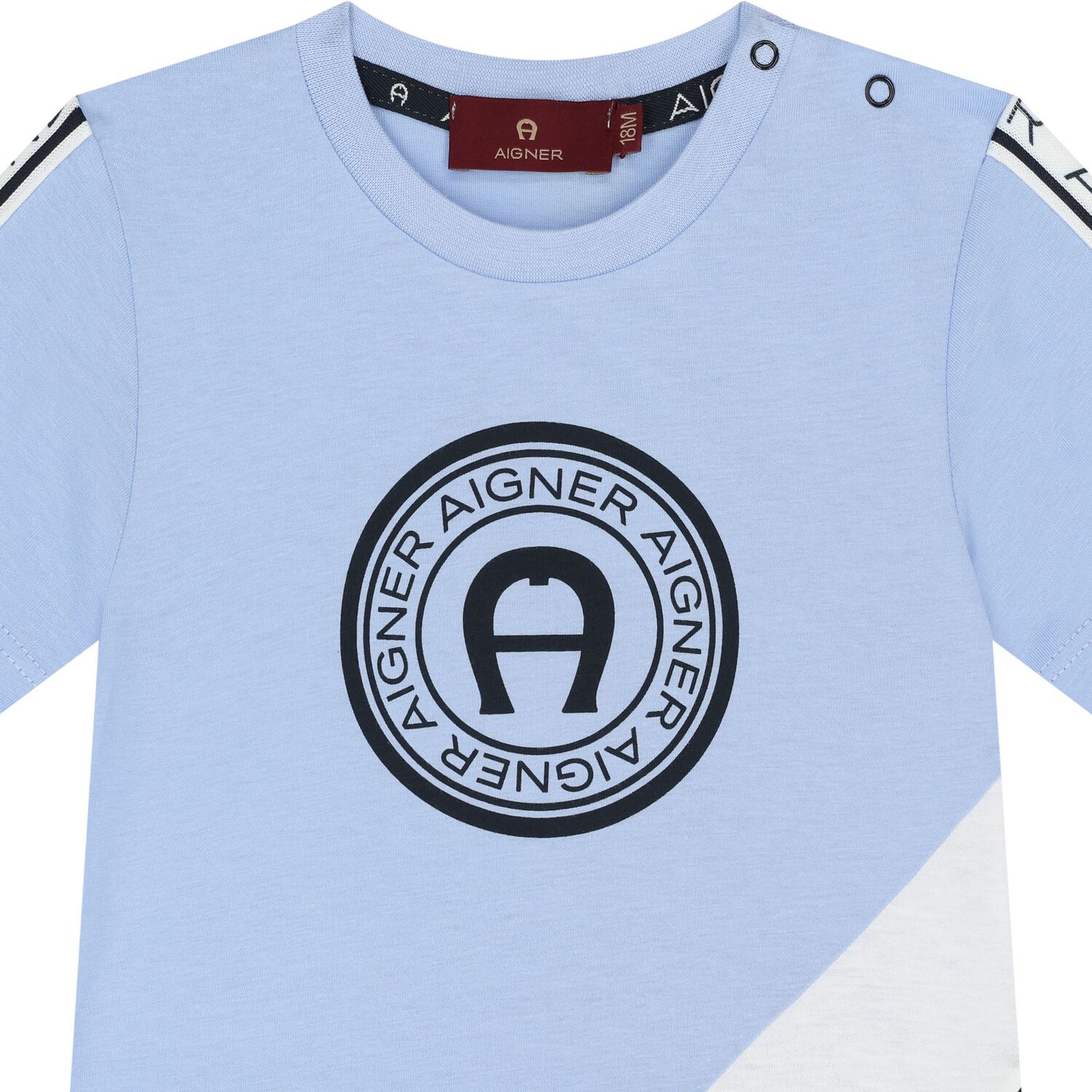 Younger Boys Blue Logo T-Shirt, 2, hi-res image number null