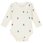 Baby Boys Multi-Colored Logo Ribbed Bodysuits (3-Pack), 1, hi-res