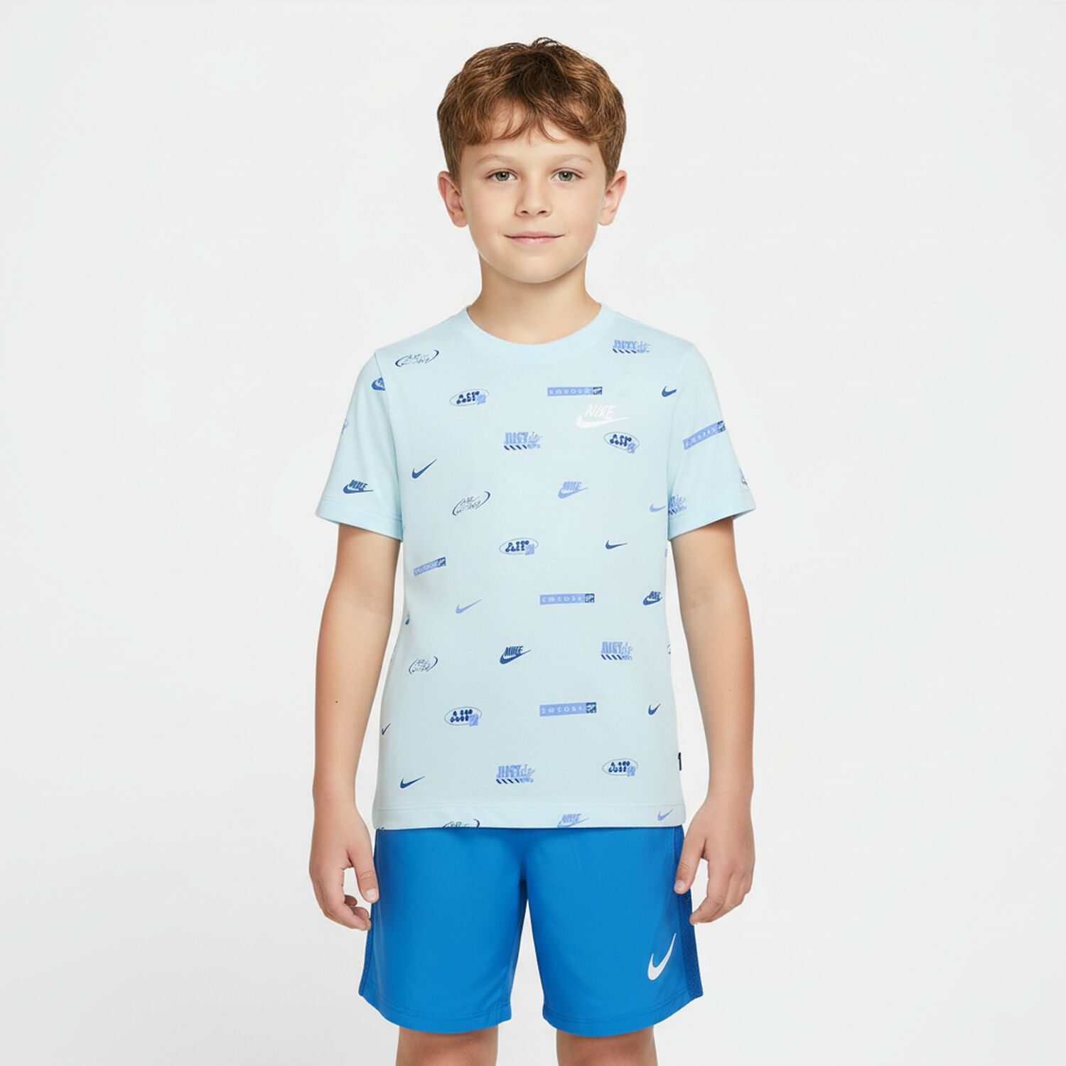 Boys Blue Logo T-Shirt, 2, hi-res