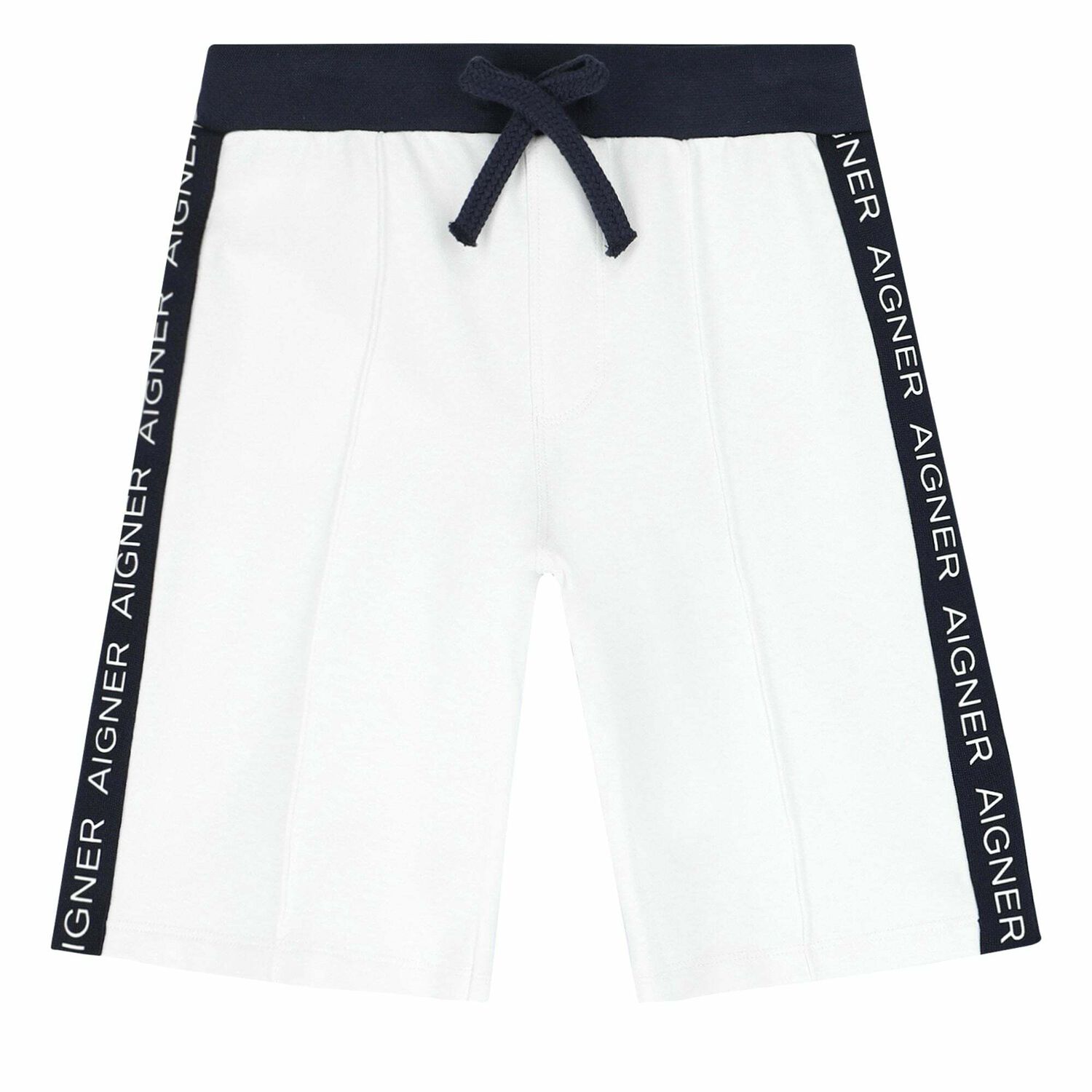 Boys White Logo Shorts, 2, hi-res image number null