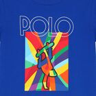 Boys Blue Logo T-Shirt, 1, hi-res