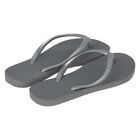 Girls Grey Logo Flip Flops, 1, hi-res