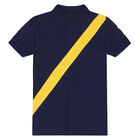Boys Navy Logo Polo Shirt, 1, hi-res