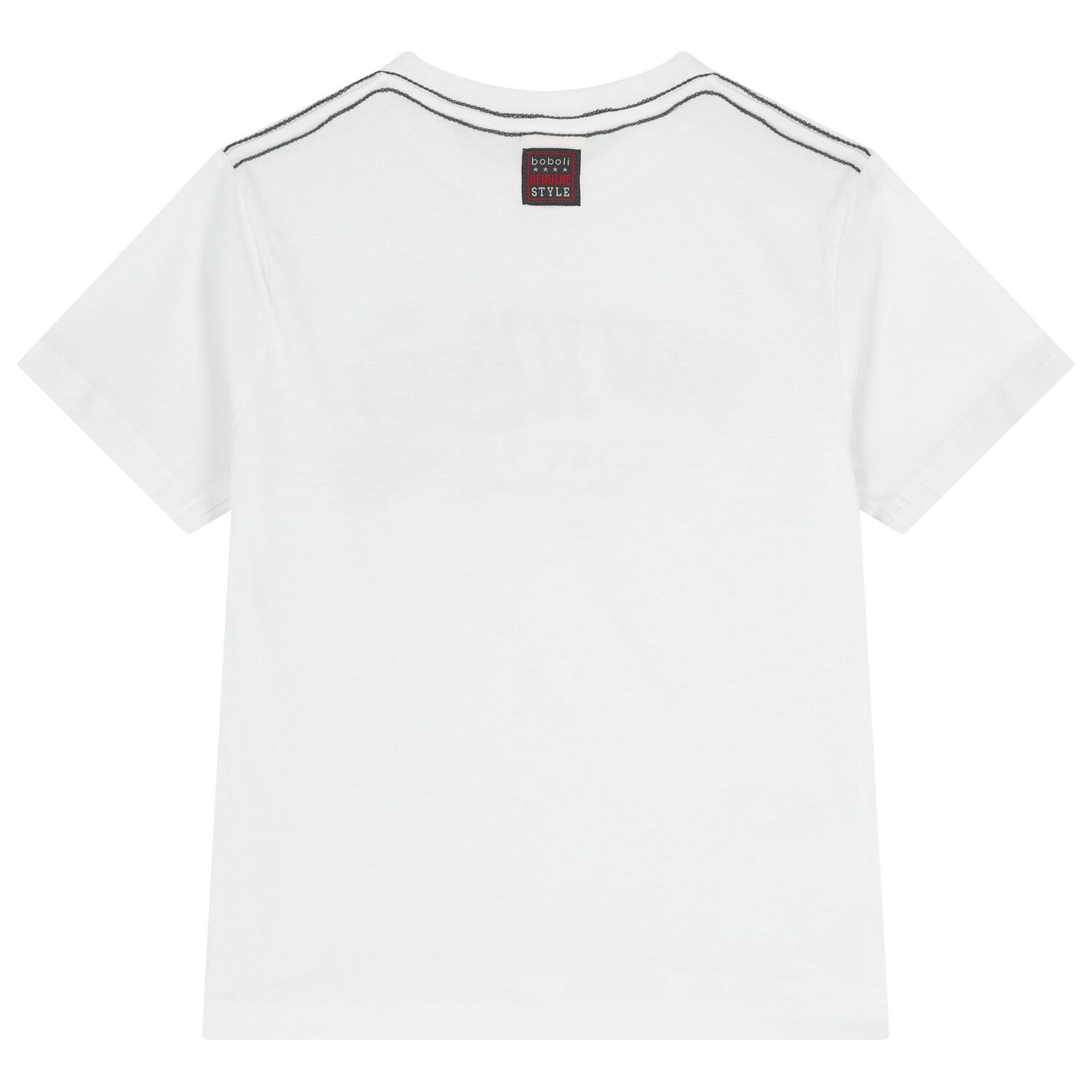 Boys White & Grey Shorts Set, 1, hi-res