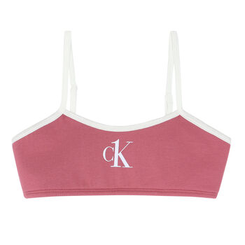 Girls Pink Logo Bralette