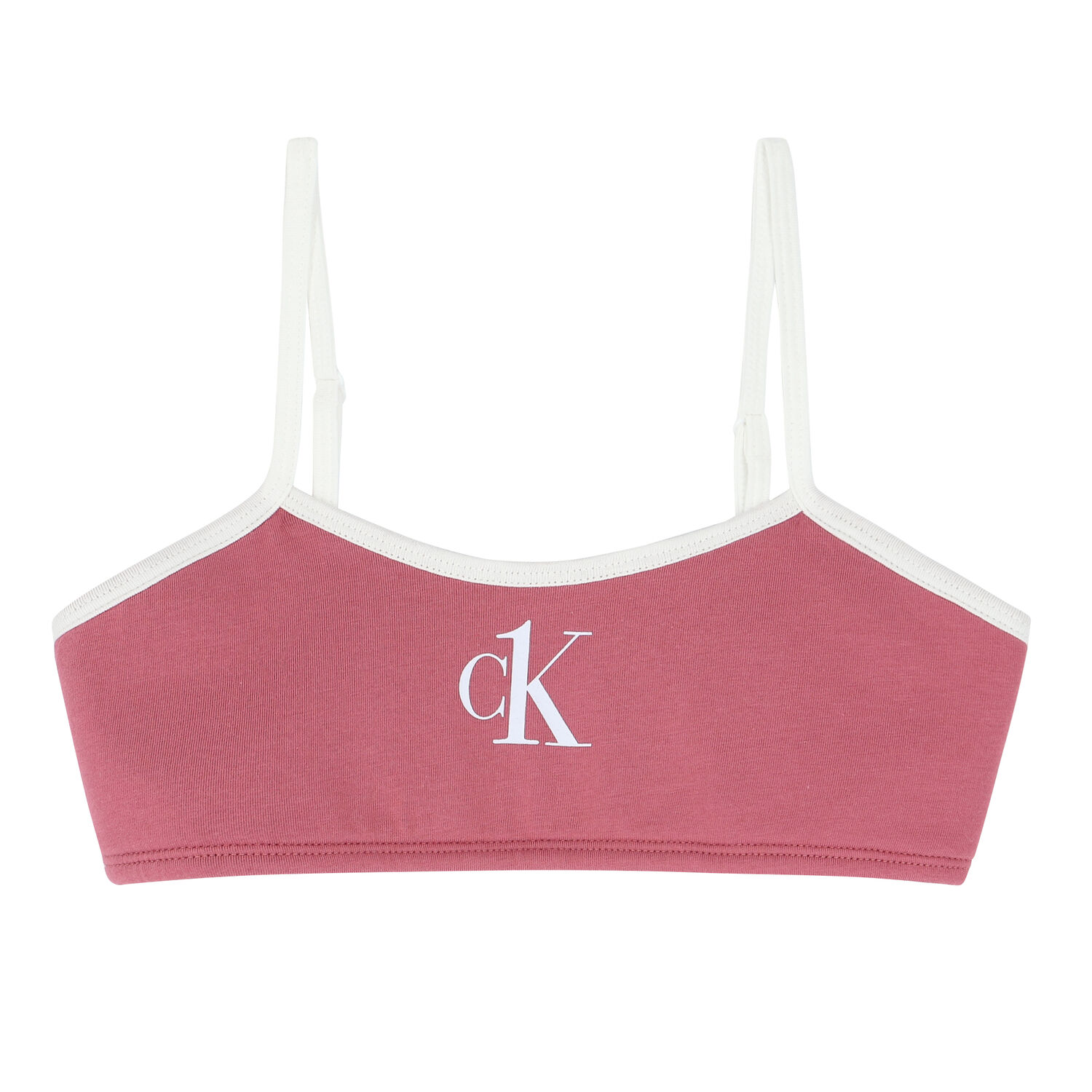 Girls Pink Logo Bralette , 2, hi-res image number null