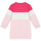 Baby Girls Pink & White Logo Dress Set, 1, hi-res
