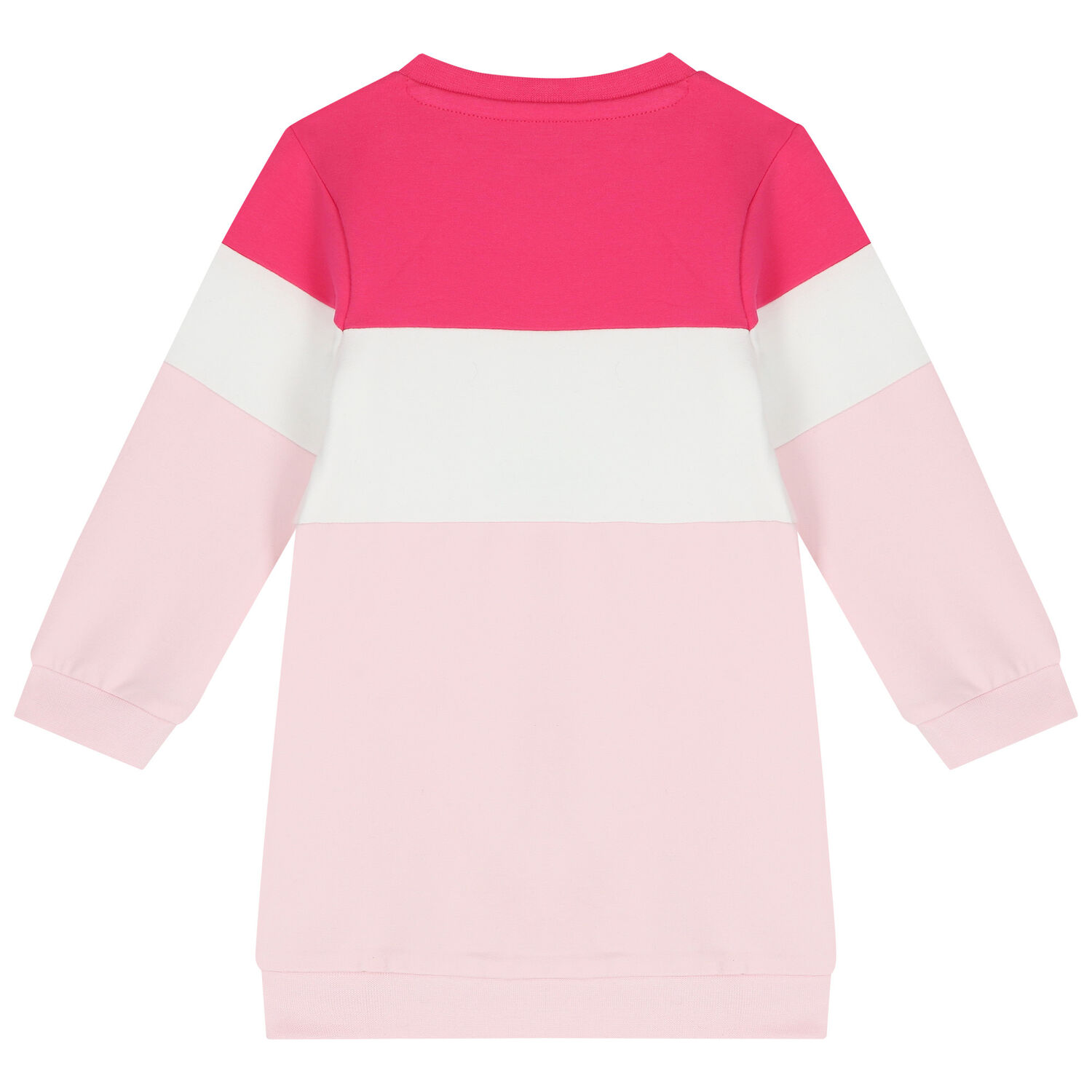 Baby Girls Pink & White Logo Dress Set, 1, hi-res