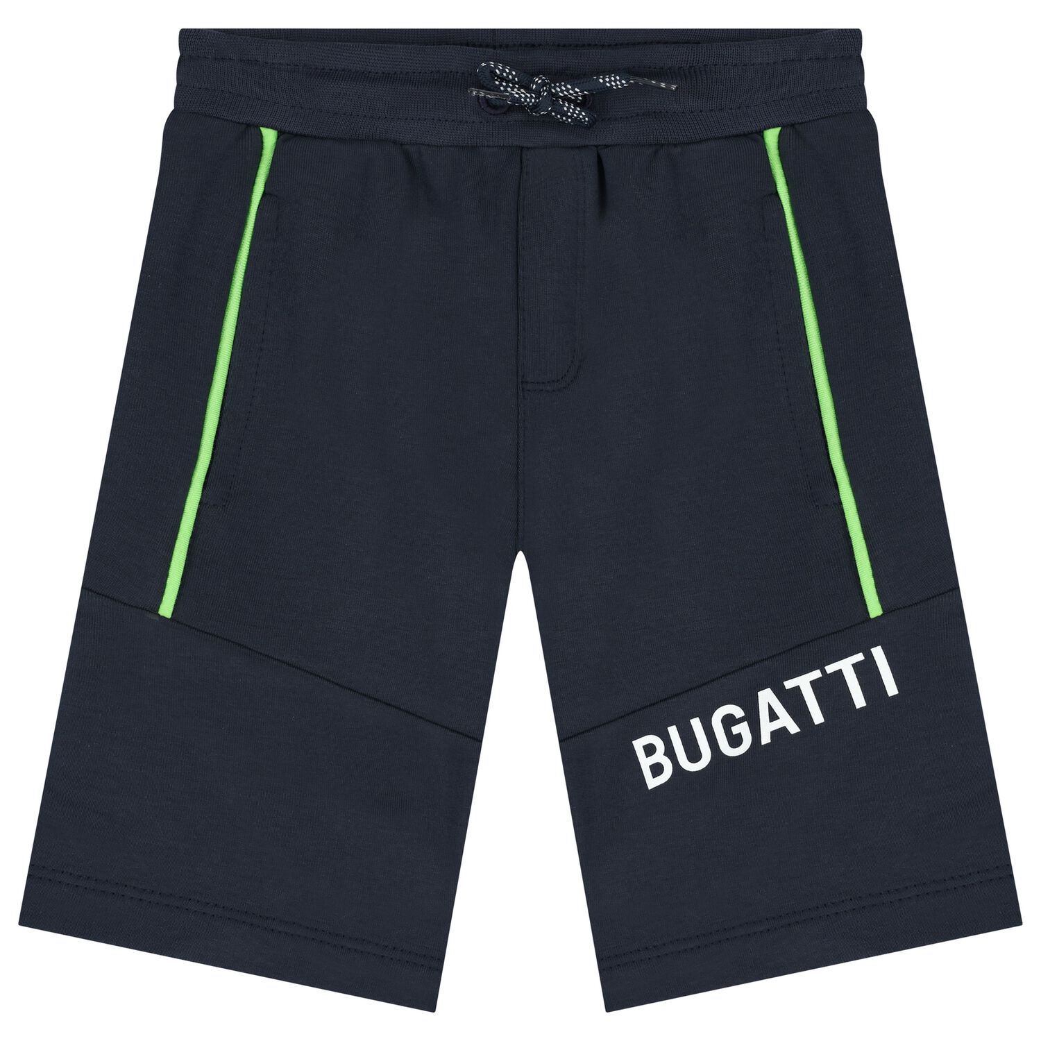 Younger Boys Navy Blue Logo Shorts, 1, hi-res image number null