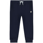 Younger Boys Navy & Blue Tracksuit, 1, hi-res