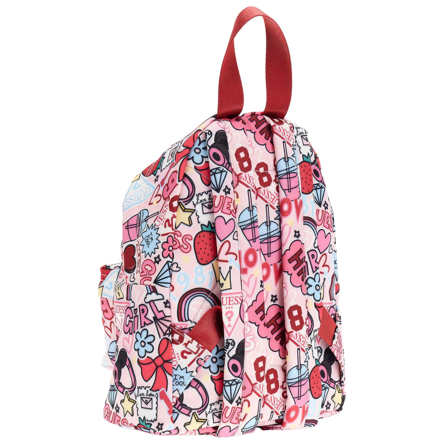 Pink Logo Backpack ( 28CM ), 1, hi-res