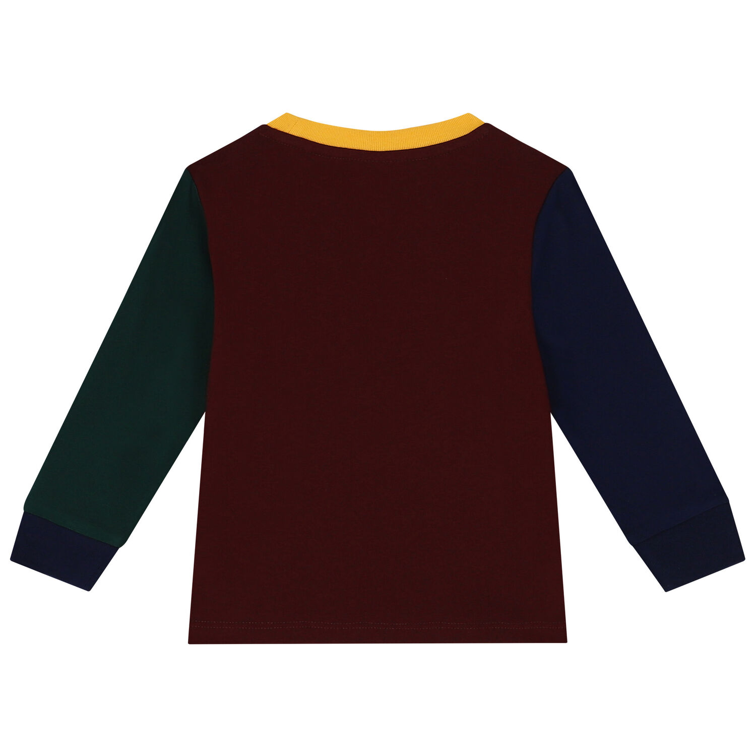 Baby Boys Burgundy, Green & Navy Blue Polo Bear Tracksuit, 1, hi-res