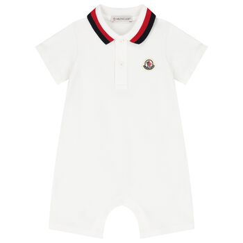 Baby Boys Ivory Romper