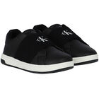 Black Logo Trainers, 2, hi-res