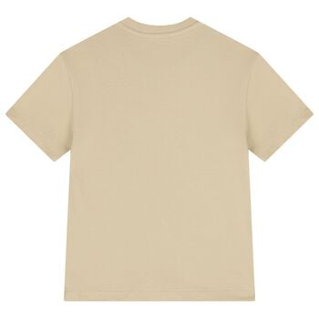 Beige Logo T-Shirt