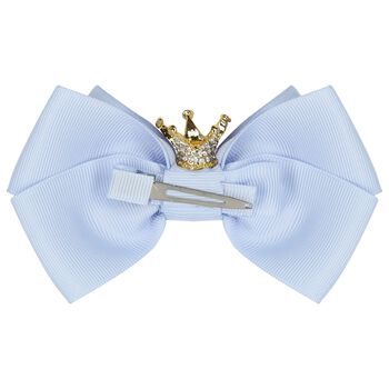 Girls Blue Bow Hairclip