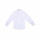 Boys White Long Sleeved Shirt, 1, hi-res