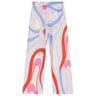 Girls Multi-Coloured Iride Trousers, 1, hi-res