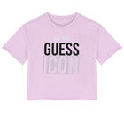 Girls Purple Logo T-Shirt, 1, hi-res