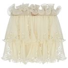 Girls White & Ivory Embellished Sequin Skirt Set, 1, hi-res
