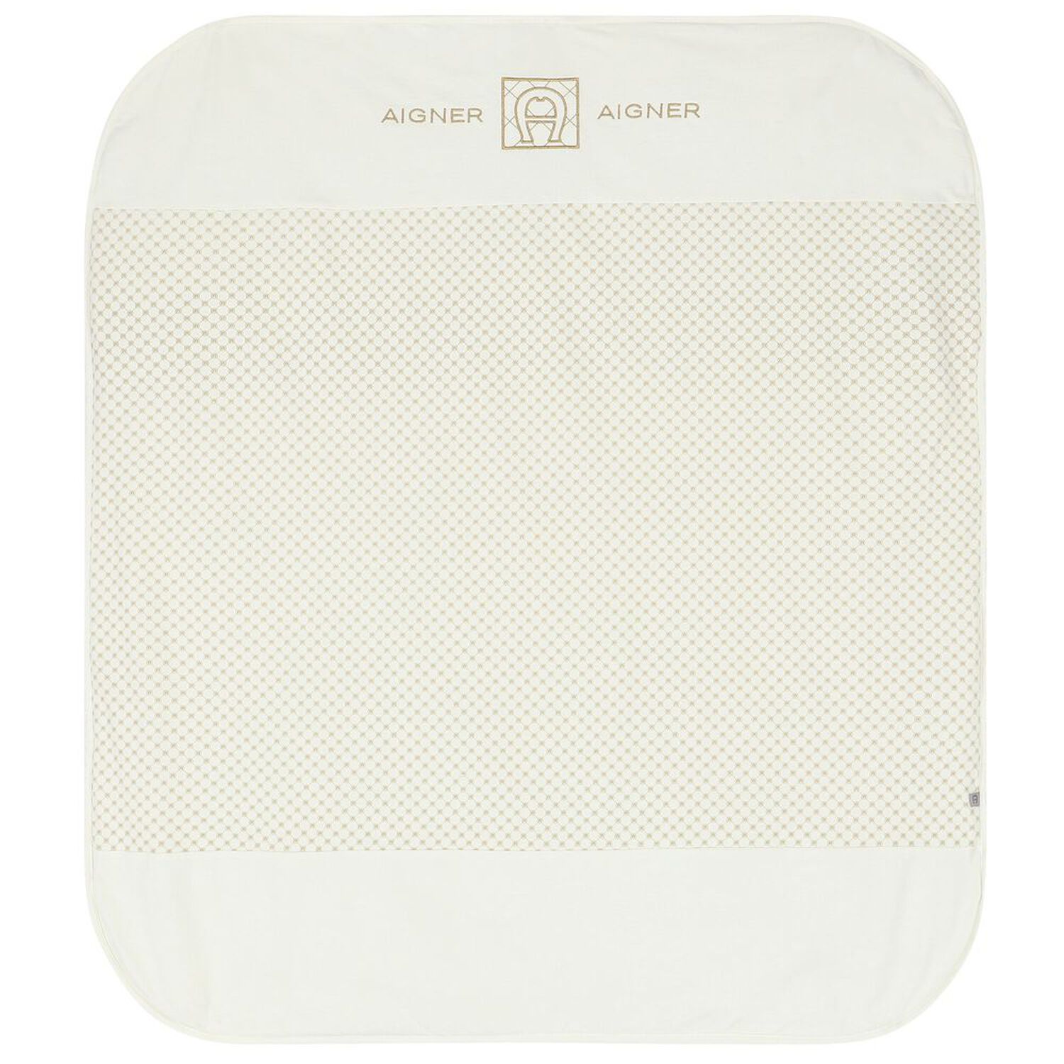 Ivory & Gold Logo Babygrow Set, 1, hi-res