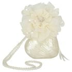 Girls Pearlescent Heart Shaped Handbag, 1, hi-res