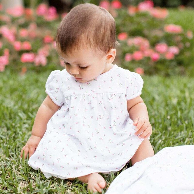 Baby Girls Garden Roses Dress, 1, hi-res image number null