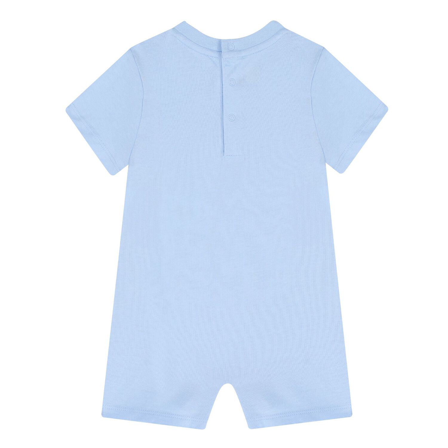 Baby Boys Blue Polo Bear Romper, 1, hi-res