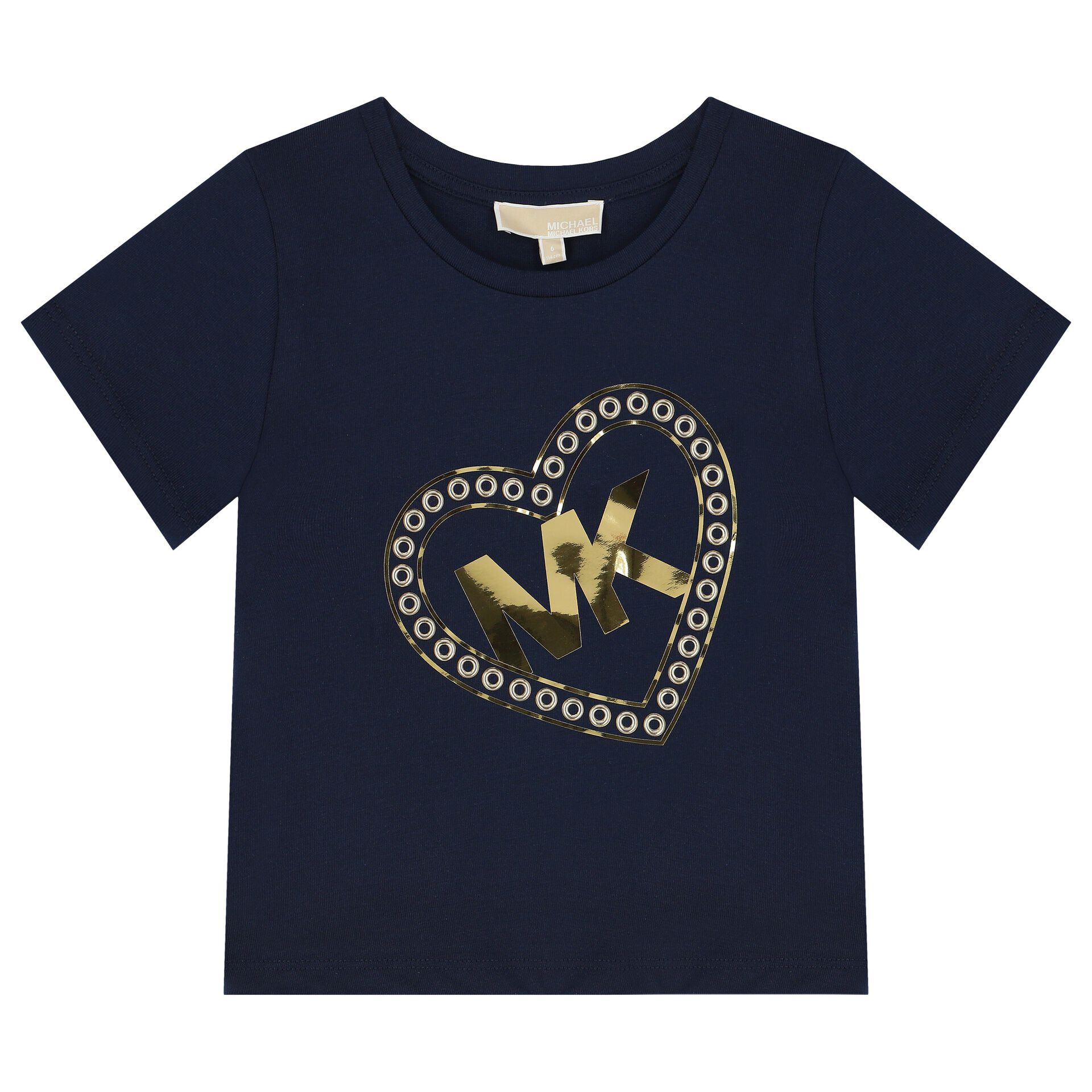 Michael kors t shirt womens navy discount