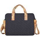 Navy Blue & Beige Logo Baby Changing Bag, 1, hi-res